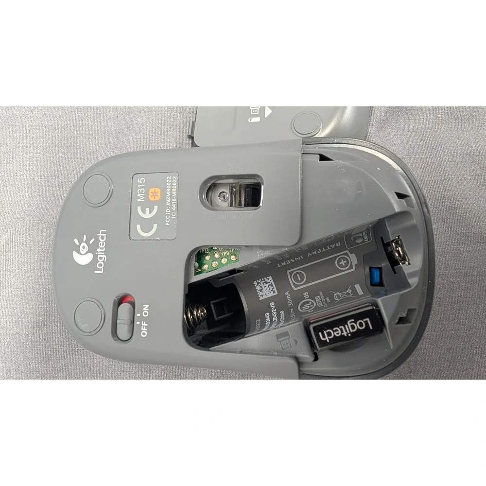 Logitech M315 M-R0022 Blue Wireless Optical Mouse with USB Nano Receiver
